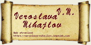 Veroslava Mihajlov vizit kartica